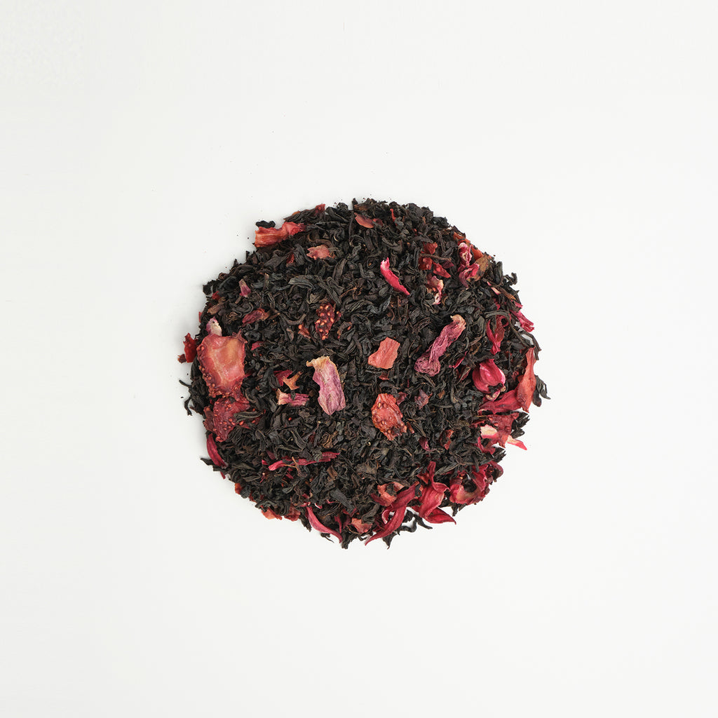 Venus Black Tea - Özel Amber Çiçekli ve Çilekli Siyah Çay